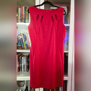 🇨🇦 Vintage Made In Canada Jessica Sleeveless Sheath Dress with Cutout Neckline